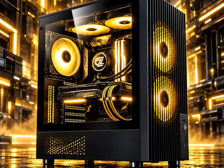 Crux Elite custom gaming PC by Customz Penang – high-VRAM graphics card gaming build