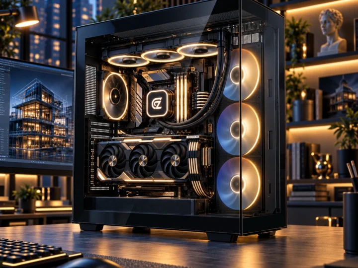 Titan Workstation custom PC by Customz Penang – built for 3D rendering and multitasking